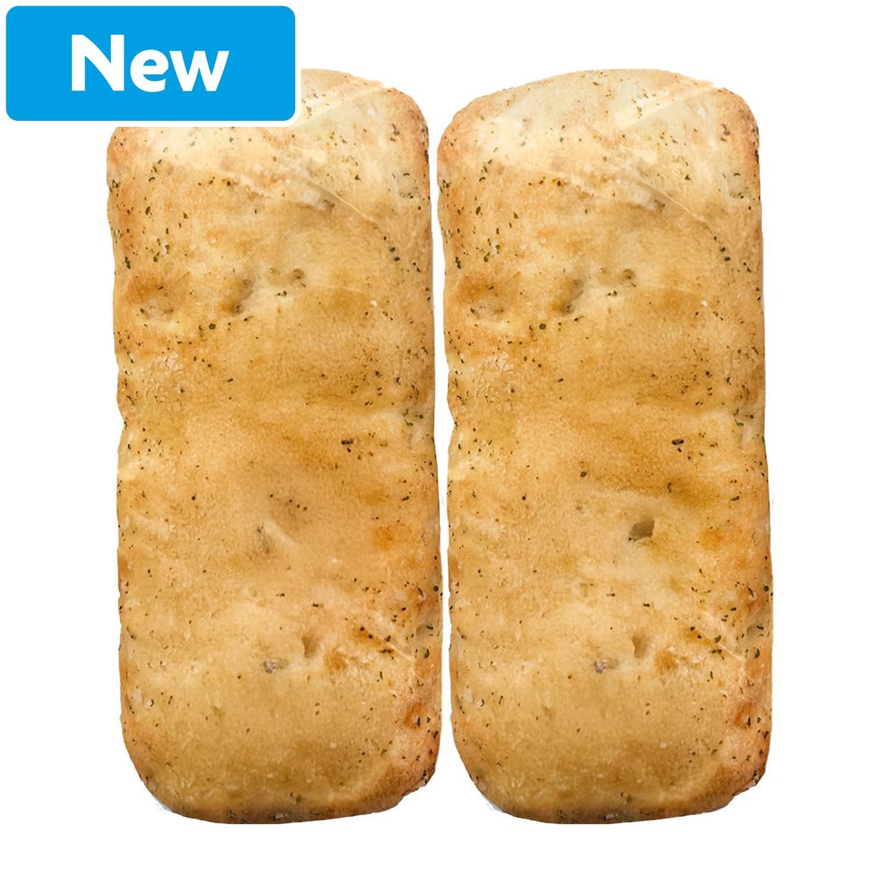Morrisons The Best Focaccia Rosemary & Sea Salt 2 Pack