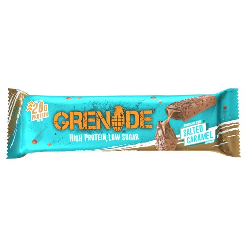 Grenade Protein Bar Chocolate Chip Salted Caramel Flavour 60g