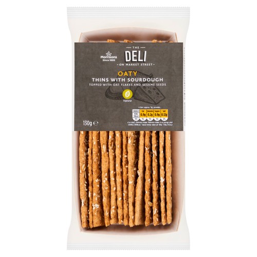 Morrisons deli oaty sourdough thins