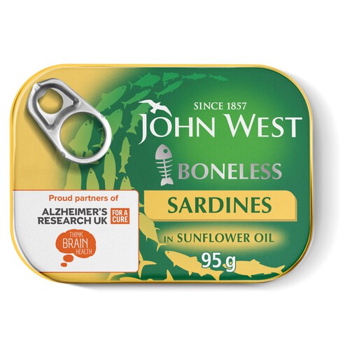 John West Boneless Sardines in Sunflower Oil (95g)