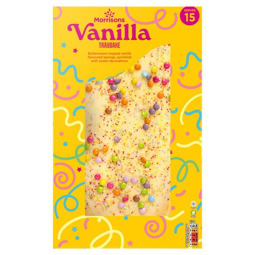 Morrisons sweet tastic vanilla traybake