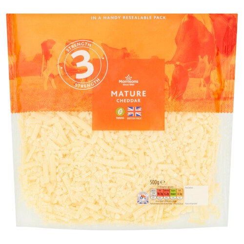 Morrisons Mature Grated Cheddar