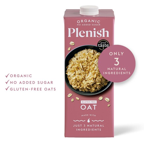 Plenish Organic Oat Dairy Alternative Milks 