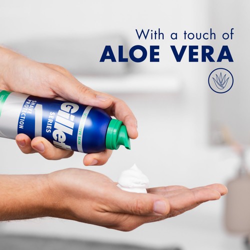 Gillette Series Base Soothing Foam Regular 400ML