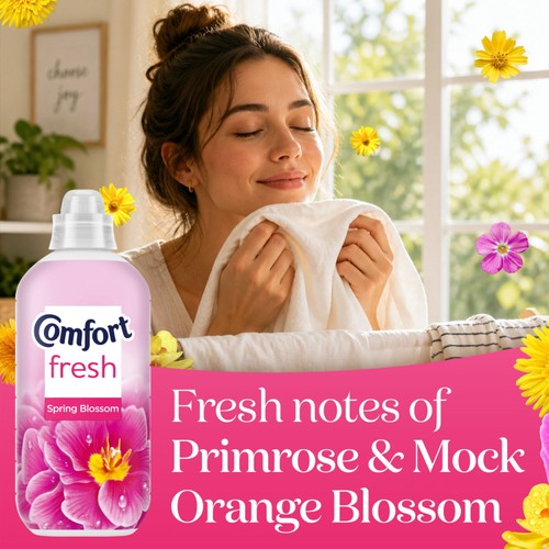 Comfort Fresh Fabric Conditioner Spring Blossom 31 Washes