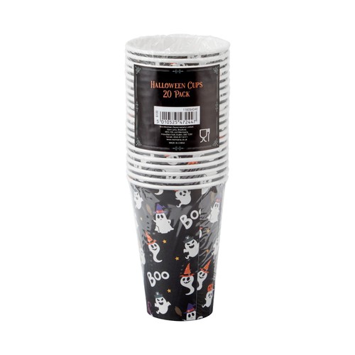 Morrisons Halloween Spooky Character Paper Cups 20pk