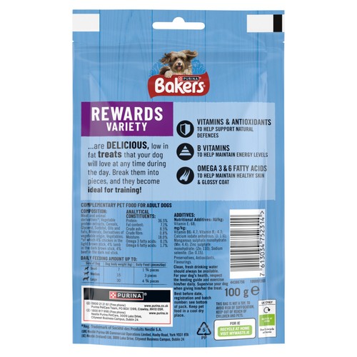 Bakers Rewards Chicken, Beef And Lamb Dog Treats