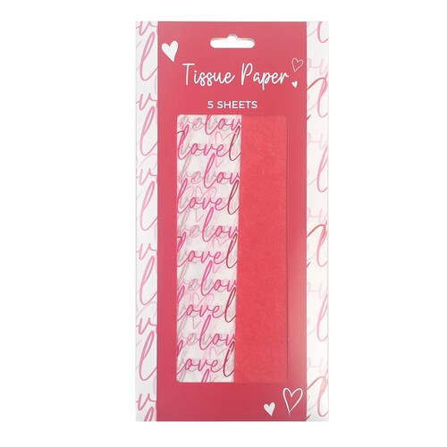 Morrisons Valentines Tissue Paper