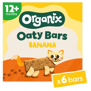 Organix Banana & Date Fruit Bars Toddler Snacks Multipack 12 months+