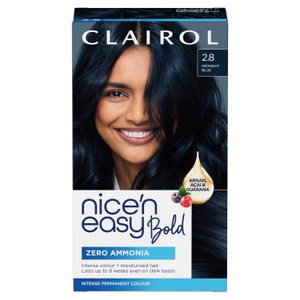 Clairol Nice'N Easy Bold Permanent Hair Dye 2.8 Midnight Blue
