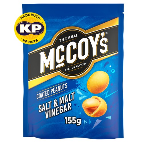 McCoy's Coated Peanuts Salt & Malt Vinegar 