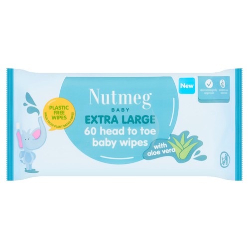 Nutmeg head to toe wipes