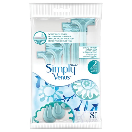 Simply Venus 2 Disposable Razors