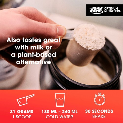 Optimum Nutrition Whey Protein Powder, Double Rich Chocolate Flavour 465g