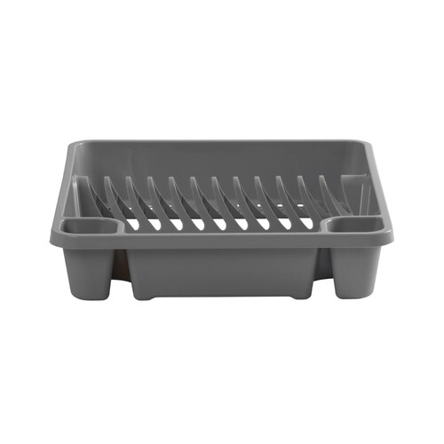 Morrisons Rectangular Dish Drainer Cool Grey