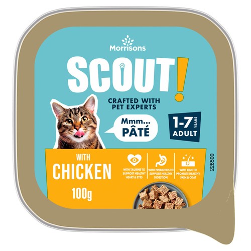Morrisons Cat Food Chicken Pate