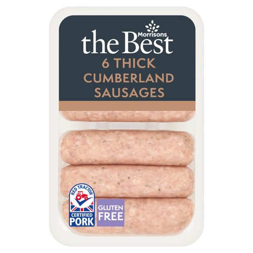 Morrisons thick cumberland sausages