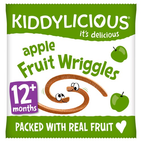 Kiddylicious Apple Wriggles Baby Snacks