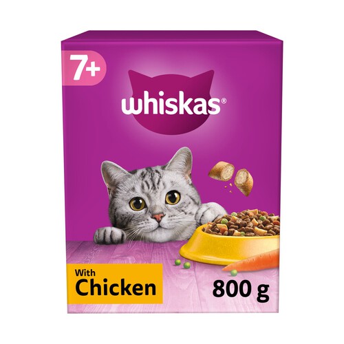 Whiskas Senior 7 Dry Cat Food In Chicken Morrisons Online Groceries Offers