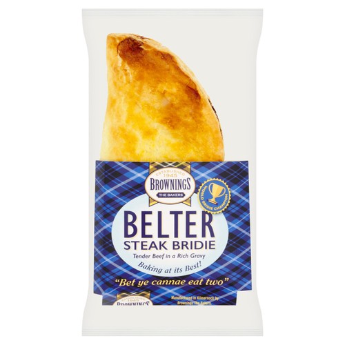 Brownings the bakers belter steak bridie