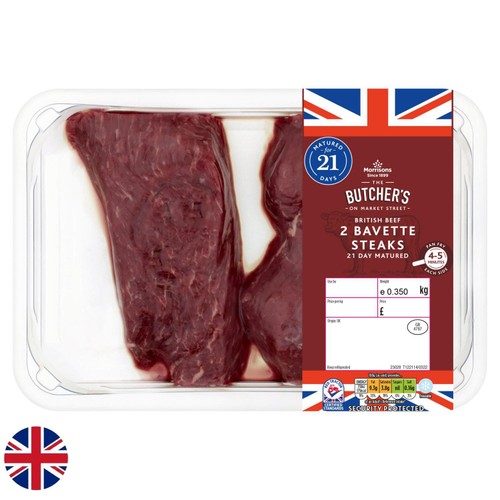 Morrisons British Bavette Steak 350g