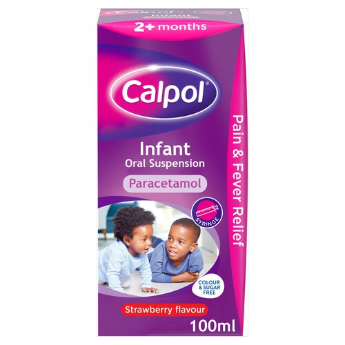 Calpol 2+ Months Infant Strawberry Liquid Paracetamol