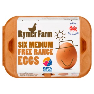 Rymer Farm 6 Medium Free Range Eggs