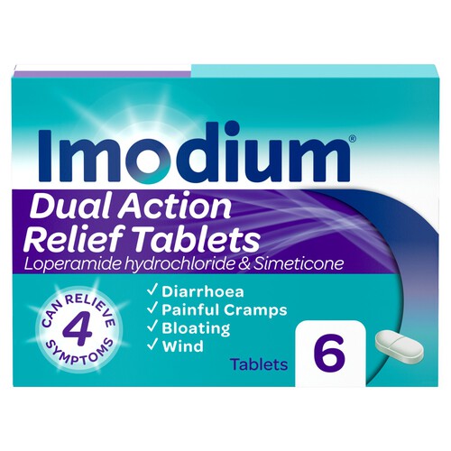 Imodium Plus Comfort Tablets