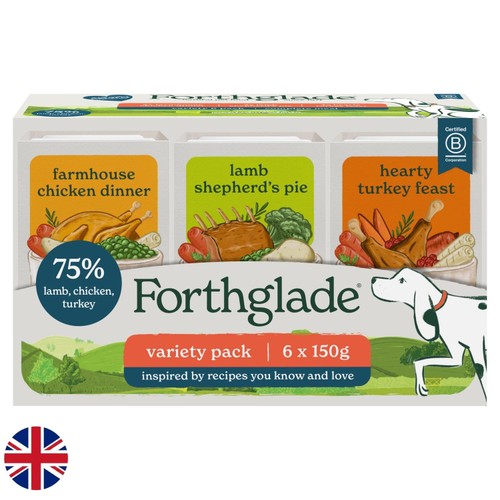Forthglade British Variety Pack Chicken, Lamb & Turkey