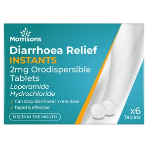 Morrisons Diarrhoea Relief Instants 2mg Orodispersible 6 Tablets