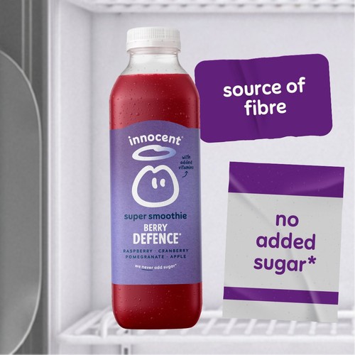 Innocent Berry Defence, Raspberry, Cranberry & Pomegranate Super Smoothie