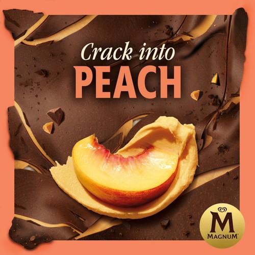 Magnum Signature Peach Ice Cream Sticks 3 x 90ml