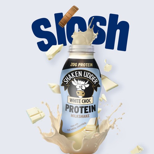 Shaken Udder White Chocolate Protein Milkshake 