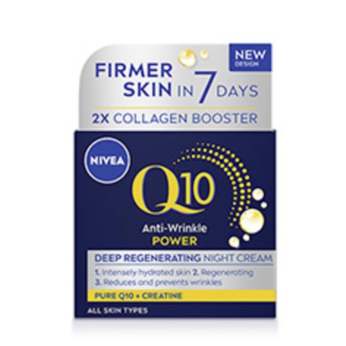NIVEA Q10 Anti-Wrinkle Night Cream All Skin Types 