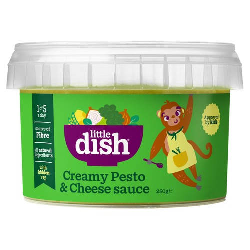 Little Dish Creamy Pesto & Cheese Sauce 250G