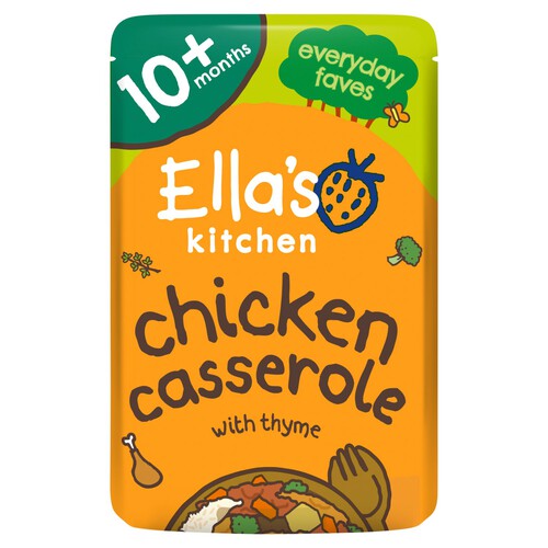 Ella's Kitchen Chicken and Rice Casserole Baby Food Pouch 10+ Months