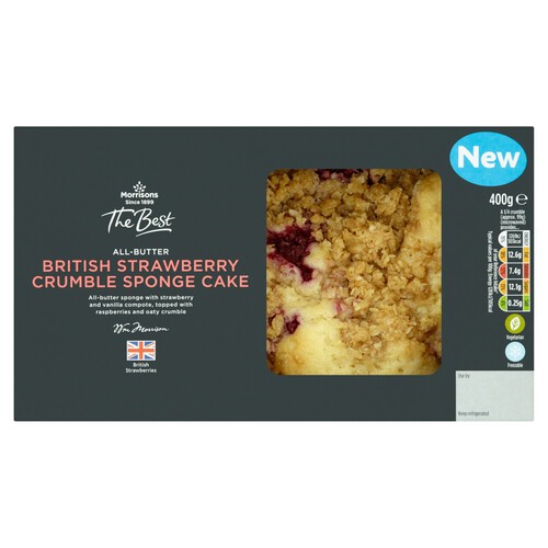 Morrisons The Best British Strawberry Crumble