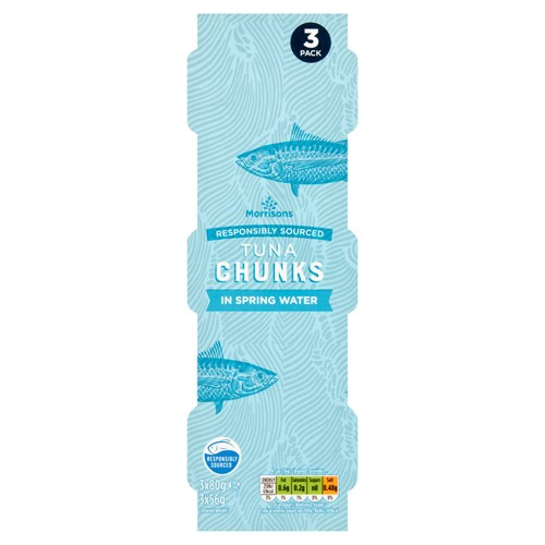 Morrisons tuna chunks in spring water
