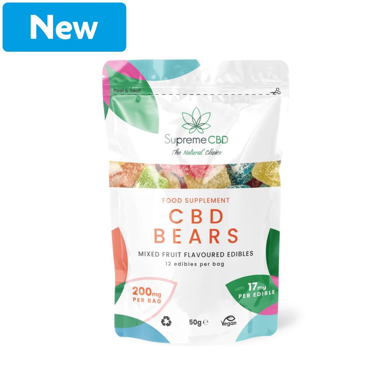 Supreme CBD Gummy Cubes 17mg Grab Bag