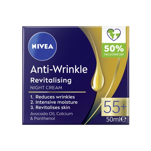 Nivea Anti-Wrinkle Revitalising Night Cream 55 50Ml