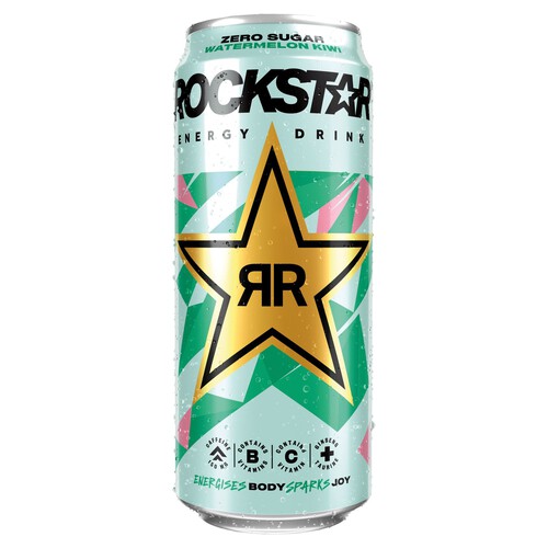 Rockstar Refresh Watermelon Kiwi 