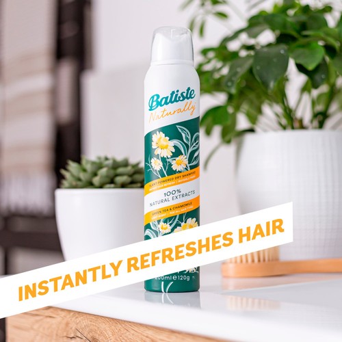 Batiste Naturally Green Tea Chamomile Dry Shampoo