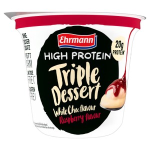 Ehrmann High Protein Raspberry And White Chocolate Sundae