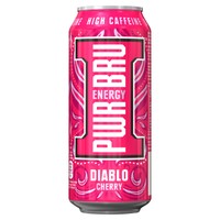 PWR-BRU Energy Drink Diablo Cherry