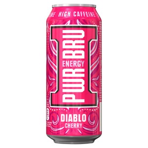 PWR-BRU Energy Drink Diablo Cherry