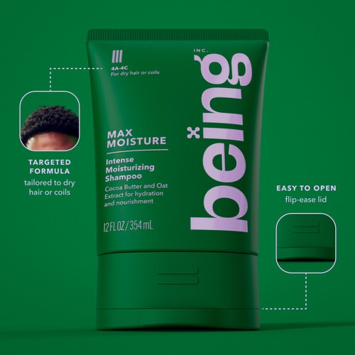 Being Max Moisture Shampoo  354ml