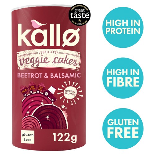 Kallo Beetroot Veggie Cakes 122g