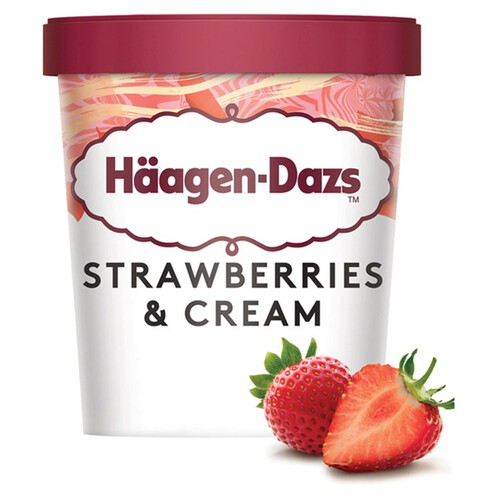 Haagen-Dazs Strawberry & Cream Ice Cream