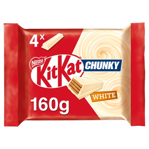 KitKat Chunky White Chocolate Bar Multipack 4x40g