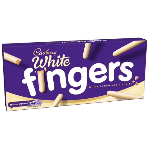 Cadbury Fingers White Chocolate Covered Biscuits